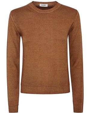 Base London Wool Crewneck Jumper - Brown