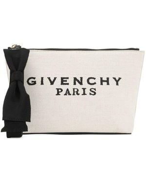 Givenchy Lovo Cotton Pouch - White