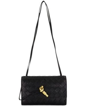 Bottega Veneta Andiamo Leather Mini Bag - White