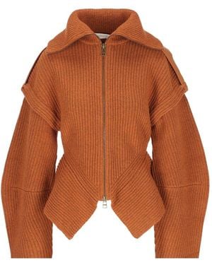 Zimmermann Valiant Wool Cardigan - Brown