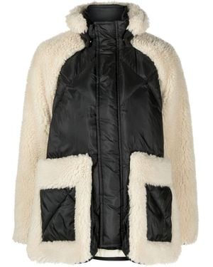 Sacai Piumino A Collo Alto - Nero