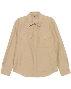 Woolrich Jacket With Pockets - Natural