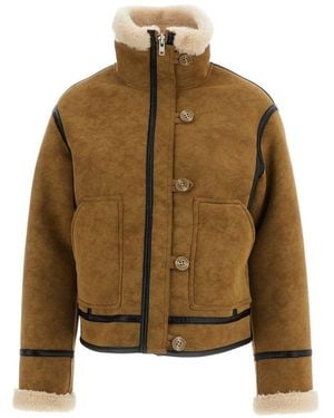 Stand Studio Dara Faux-Fur Jacket - Brown