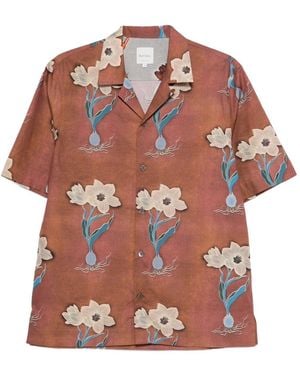 Paul Smith Printed Shirt - Orange