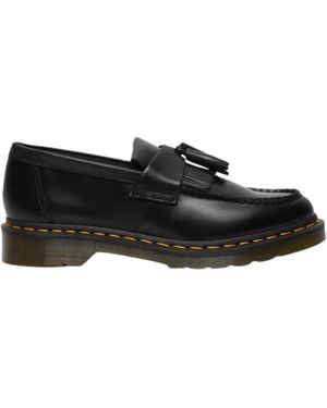 Dr. Martens Adrian Moccasins With Tassels And Smooth Leather Se - Black