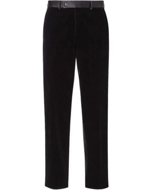 Fendi Velvet Trousers - Black