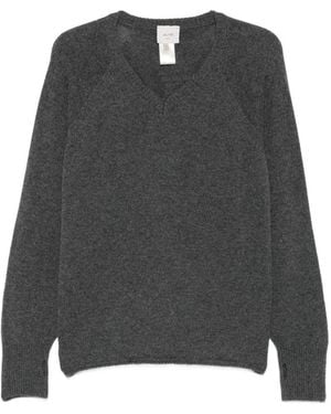 Alysi Cashmere V-Necked Jumper - Grey