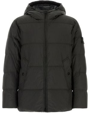Stone Island Crinkle Reps Ny Puffer Jacket - Black