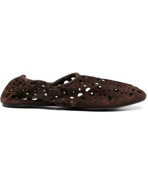 Alaïa Neo Vienne Slippers - White