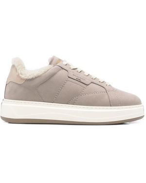 Woolrich Leather Trainers - White