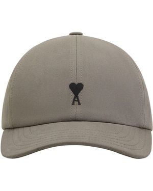 Ami Paris Ami De Coeur Hat - Grey