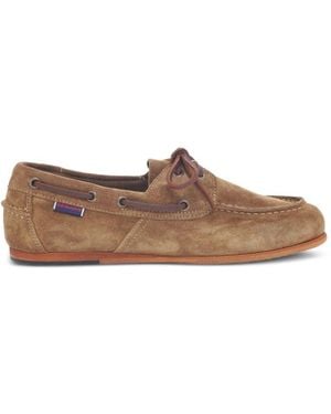 Sebago Flat Loafers By - Brown