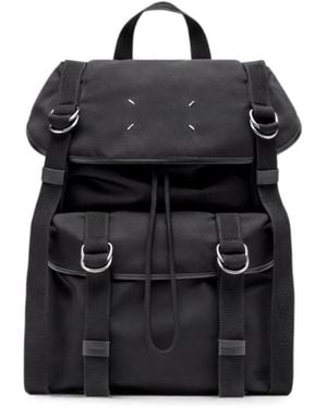 Maison Margiela Nylon Medium Backpack - Black