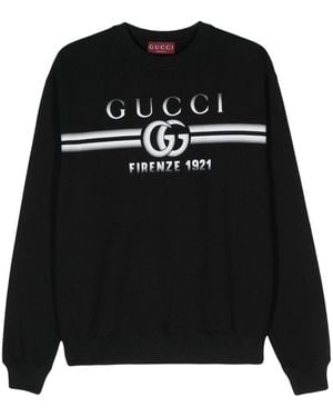 Gucci Sweather With Logo - Black