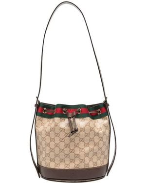 Gucci Borsa Mini Bucket Venice - Bianco