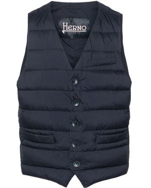 Herno Il Panciotto Gilet - Blu