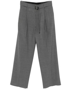 Emporio Armani Wool Trousers - Grey