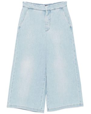 Loewe Cropped Denim Jeans - Blue