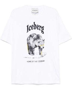 Iceberg Cotton T-Shirt - White