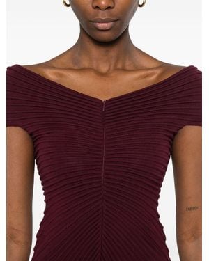 Alaïa Wool Mini Dress - Red
