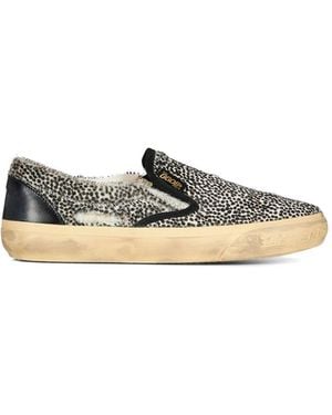 Golden Goose Vce Leather Slip On - Black