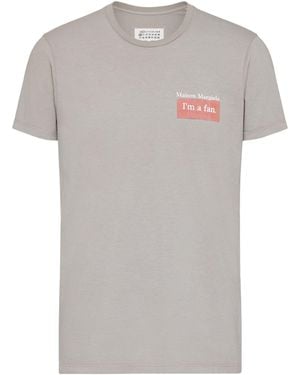 Maison Margiela Cotton T-Shirt - Grey