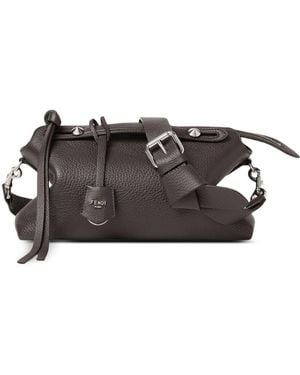 Fendi By The Way Medium Leather Handbag - Grey