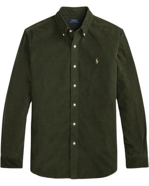 Polo Ralph Lauren Corduroy Button-Down Shirt - Green