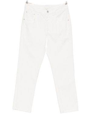 Brunello Cucinelli Cotton Trousers - White