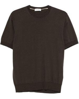 Paolo Pecora Knitted T-Shirt - Black