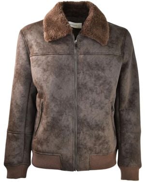 S.W.O.R.D Bully Fur Jacket - Brown