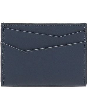 Loewe Puzzle Edge Leather Card Case - Blue