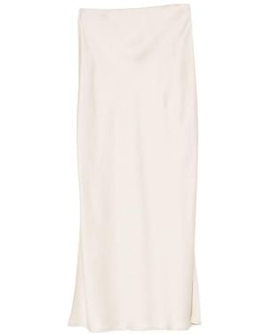 Brunello Cucinelli Fluid Long Skirt - White