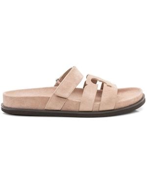 Tory Burch Ines Leather Sandals - Pink