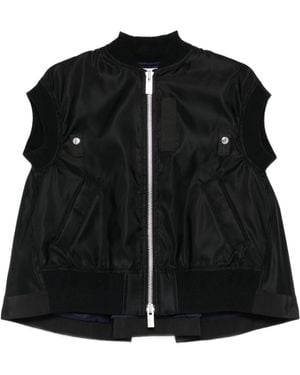 Sacai Nylon Vest - Black