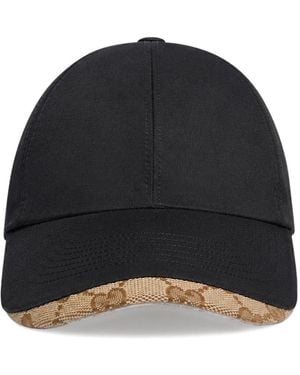Gucci Cappellino Baseball Con Dettaglio Gg - Nero