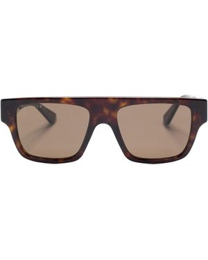 Gucci Rectangular Shape Sunglasses - Brown