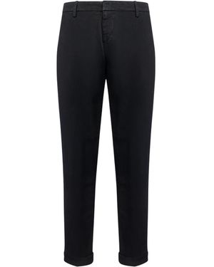 Dondup Trousers Gaubert Relax - Black