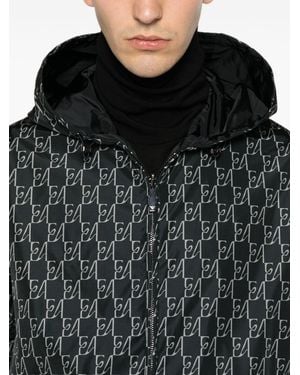 Emporio Armani Nylon Bomber Jacket - Black