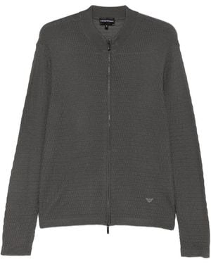Emporio Armani Wool Cardigan - Grey