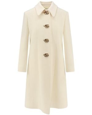 Gucci Wool Coat - White