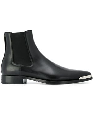 Givenchy Dallas Metal-toe Leather Chelsea Boots - Black