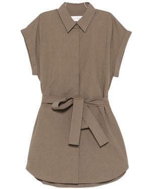 Matteau Cotton Mini Dress - Natural