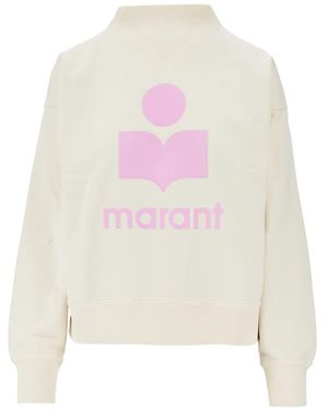 Isabel Marant Moby Cotton Sweatshirt - White