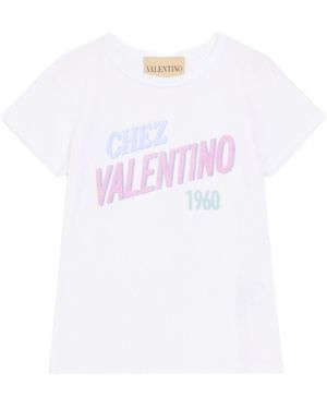 Valentino Chez Cotton T-Shirt - White