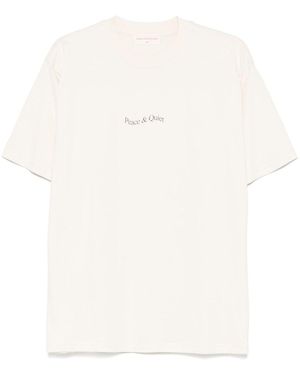Museum of Peace & Quiet T-Shirt Wordmark - White
