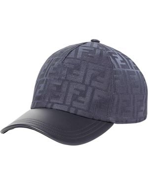 Fendi Ff Nylon Hat - Blue