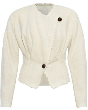 Isabel Marant Suna Wool Blend Jacket - White