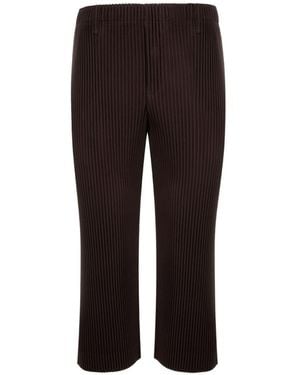 Issey Miyake Pleated Trousers - Black