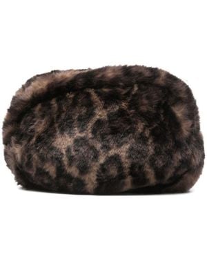Apparis Pochette Noor Leopard - Nero
